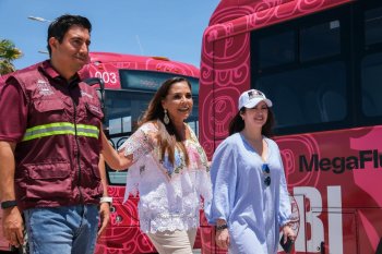 Chetumal estrena autobuses eléctricos Taruk, primeros en México en sistema de transporte público