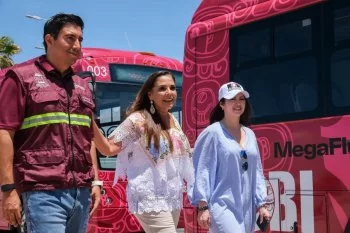 Chetumal estrena autobuses eléctricos Taruk, primeros en México en sistema de transporte público