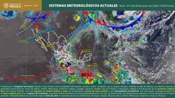 Oaxaca en alerta por lluvias intensas y riesgo de inundaciones por depresión tropical Dos-E