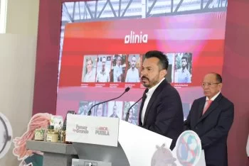 Puebla proyecta incorporar 8 mil unidades del vehículo eléctrico Olinia, anuncia Armenta
