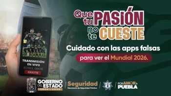 SSP de Puebla alerta sobre fraudes cibernéticos durante transmisiones del Mundial