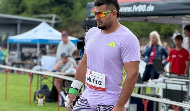 Uziel Muñoz logra su mejor marca de la temporada en gira europea rumbo a Diamond League y Centroamericanos