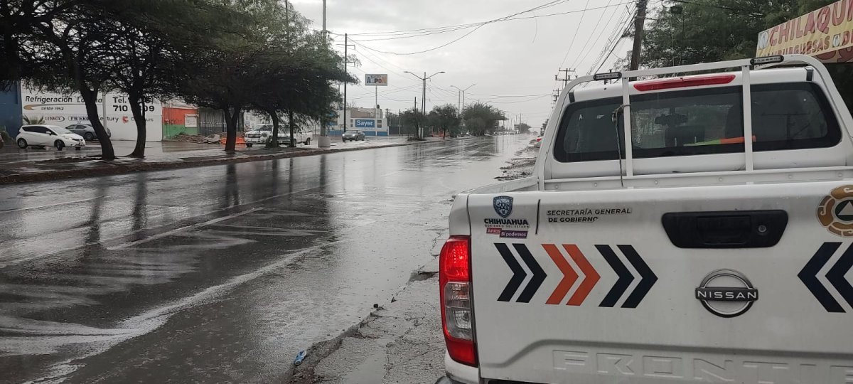 Chihuahua en alerta: temporal de lluvias fuertes y granizo amenaza la entidad