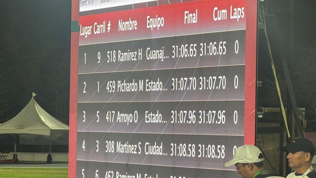 Guanajuato brilla en atletismo de la Olimpiada Nacional con oro, plata y bronce