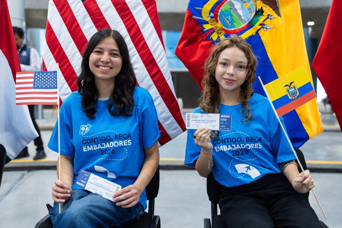 Querétaro lanza Beca Embajadores 2026 con 158 estudiantes a 13 países; incluye nuevas becas para industrias creativas