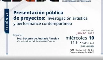 CENIDIM e INBAL realizarán séptima sesión del Seminario Música, Cuerpo y Pensamiento en la UNAM