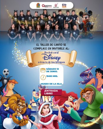 FPMC invita al recital coral 'Disney a través de los tiempos' en el Museo de la Isla