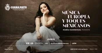 María Hanneman ofrecerá recital de piano en el Forum Cultural de León