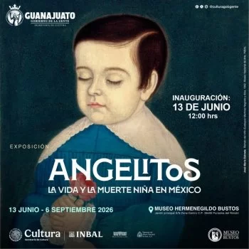 Llega a Guanajuato exposición del MUNAL sobre el rito funerario de los 'angelitos'