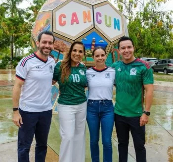 Mara Lezama invita a los Fut Fest del Caribe Mexicano para vivir el Mundial 2026 en familia