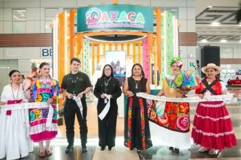 Oaxaca promociona su oferta turística en el AIFA durante el Mundial 2026