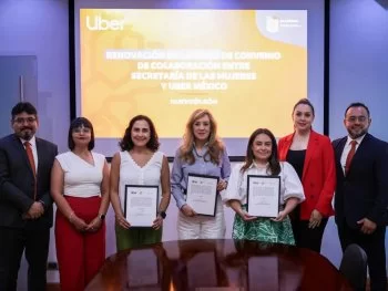 Renuevan alianza Uber y Nuevo León para traslados gratuitos a mujeres víctimas de violencia