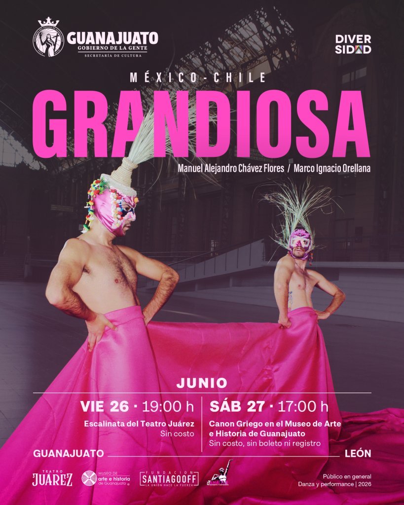 GRANDIOSA: danza contemporánea y performance en Guanajuato por el Mes del Orgullo