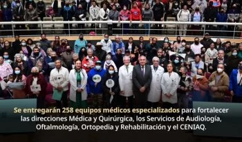 Beneficencia Pública donará equipos médicos por 143 mdp al INRLGII en 2026