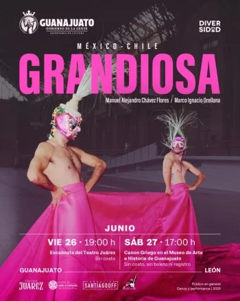 GRANDIOSA: danza contemporánea y performance en Guanajuato por el Mes del Orgullo
