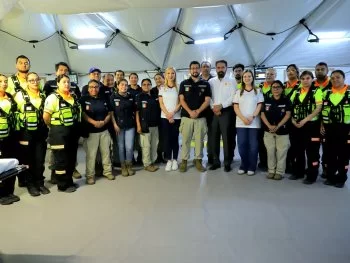 Secretaría de Salud instala hospital móvil en Parque Fundidora para el FIFA Fan Festival Monterrey