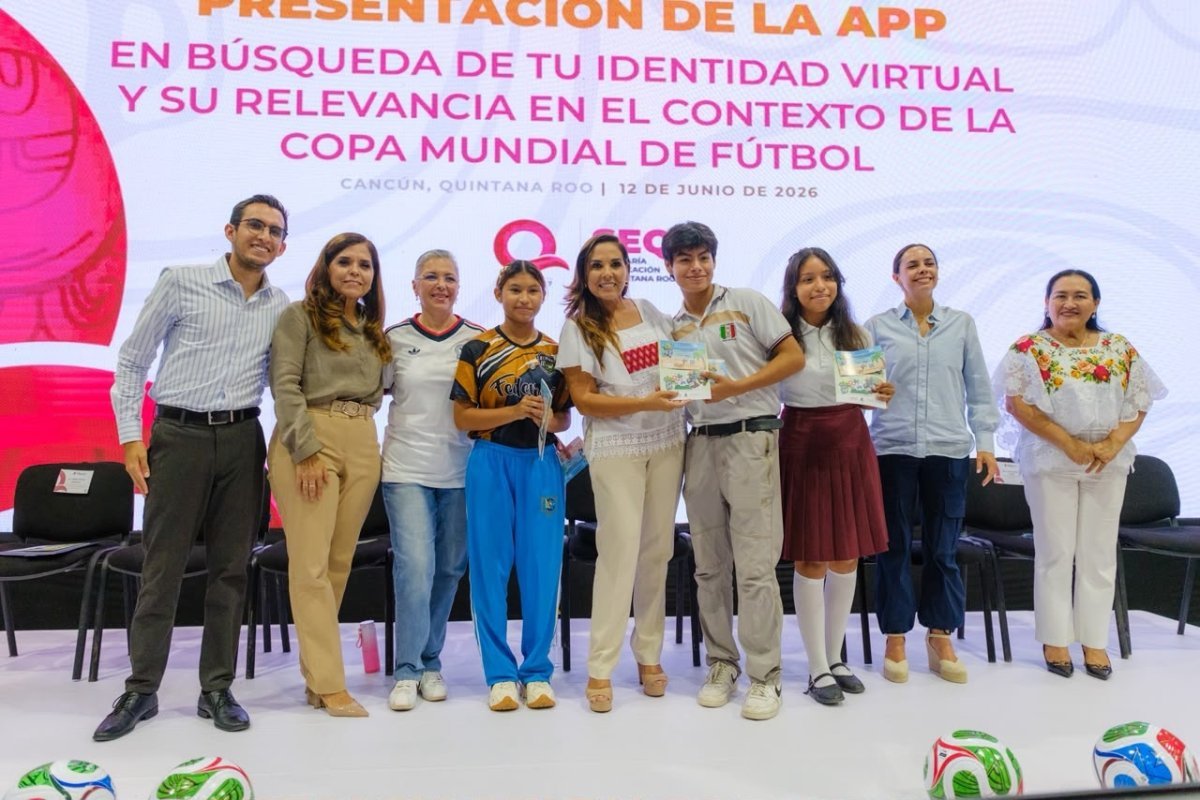 Mara Lezama presenta app para prevenir trata y explotación infantil en Quintana Roo