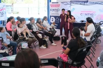 Entregan canastas alimentarias y servicios de salud a familias en Corregidora