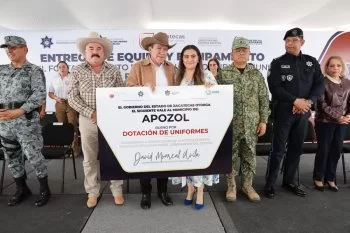 Gobernador David Monreal destina inversión histórica de 1,357 mdp a seguridad en Zacatecas