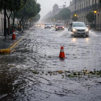 Lluvias intensas en Morelia no provocan caída de árboles este miércoles