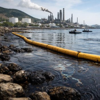 Nuevo derrame de combustóleo en Salina Cruz, Oaxaca; Pemex atiende la emergencia