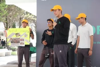 Rally 'Por Amor a Puebla, Corrupción Cero' fomenta valores éticos en jóvenes del CONALEP