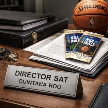Renuncia director del SAT de Quintana Roo tras ser captado en finales de la NBA en Nueva York