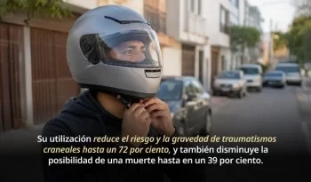STCONAPRA promueve uso de casco certificado para reducir lesiones graves en motociclistas