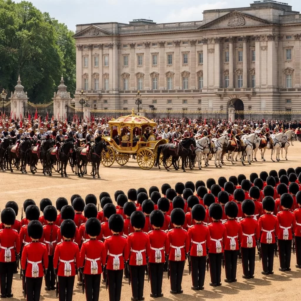 Kate Middleton vuelve a brillar en el Trooping the Colour durante el cumpleaños oficial de Carlos III