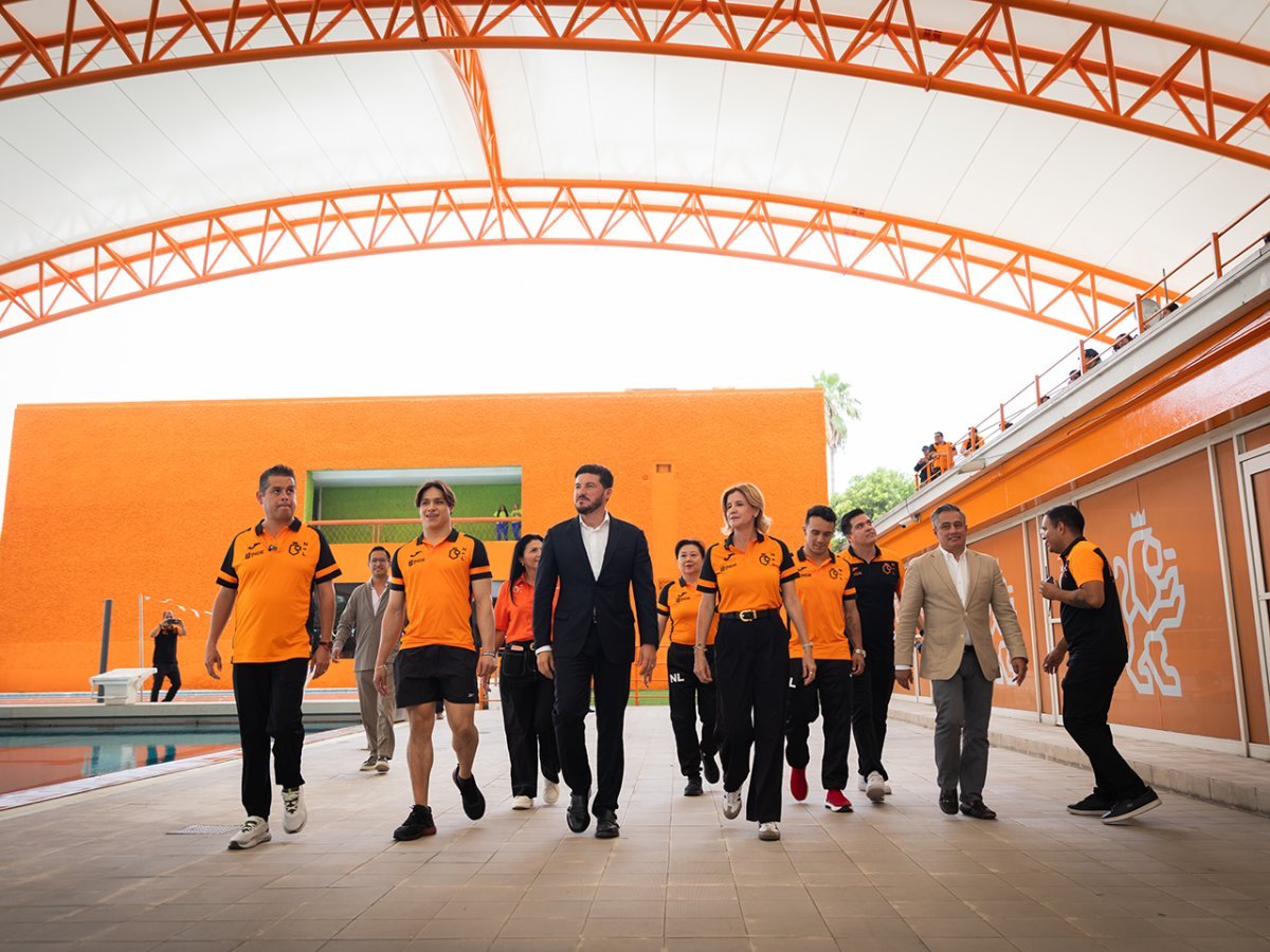 Gobernador Samuel García inaugura Centro Acuático Olvera Ibarra; invertirán más de mil mdp en deporte