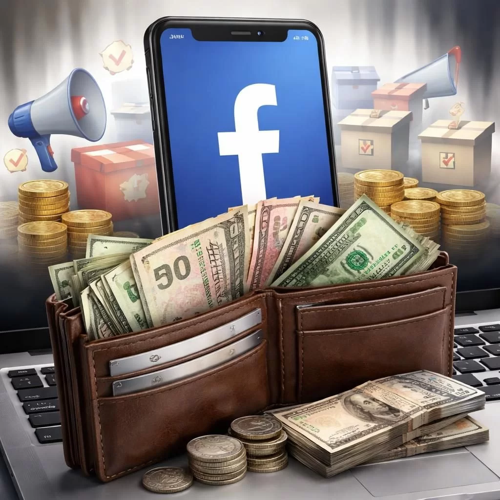 Políticos le abren la cartera a Facebook