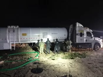 Aseguran 110 mil litros de hidrocarburo en Abasolo; van más de 6.7 millones de litros en el estado