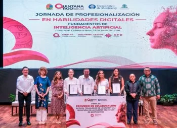Capacitan en Inteligencia Artificial a más de 500 servidores públicos en Quintana Roo