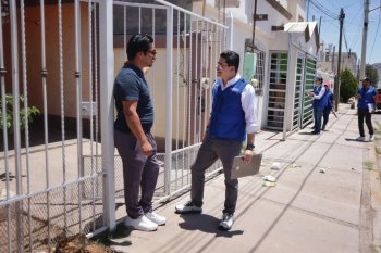 Chalecos Azules recorren 15 km en colonias del norte de Chihuahua para escuchar a la ciudadanía
