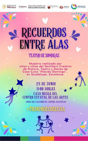 Niños de Casa Cuna Plácido Domingo presentarán obra de teatro de sombras en Zacatecas