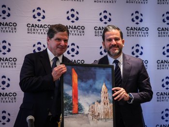Secretario de Medio Ambiente de Nuevo León presenta avances ambientales ante CANACO