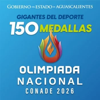 Aguascalientes hace historia en Olimpiada Nacional Conade 2026 con récord de 150 medallas