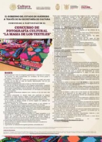 Gobierno de Guerrero lanza concurso de fotografía para preservar la tradición textil