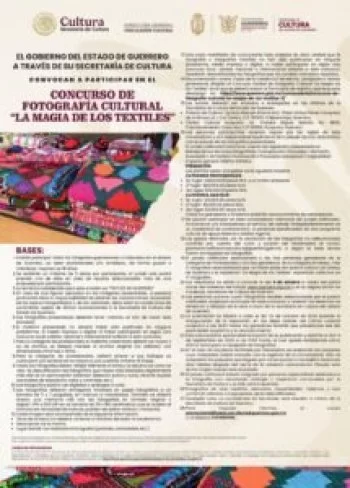 Gobierno de Guerrero lanza concurso de fotografía para preservar la tradición textil