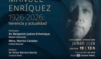 Homenaje a Manuel Enríquez en el CENIDIM por su centenario: herencia y actualidad