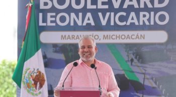 Inicia rehabilitación del bulevar Leona Vicario en Maravatío con inversión de 39.5 mdp