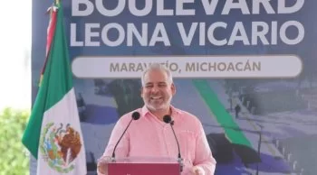 Inicia rehabilitación del bulevar Leona Vicario en Maravatío con inversión de 39.5 mdp