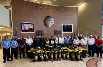 Querétaro recibe equipo de bomberos de Laredo, Texas para fortalecer Protección Civil