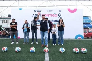 Arranca torneo "Todos al Mundial Contigo" en Querétaro para fortalecer el tejido social