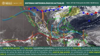 Oaxaca en alerta por lluvias y tormentas; vigilan tren de ondas tropicales