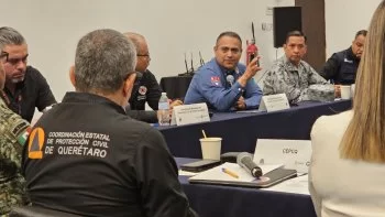 Protección Civil de Querétaro refuerza estrategias ante temporada de lluvias con mesa de trabajo metropolitana