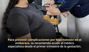 Enfermeras del Hospital de la Mujer detectan a tiempo trastornos hipertensivos en embarazadas