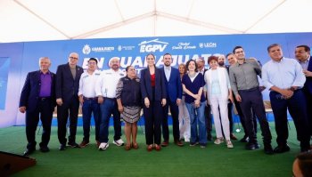 Guanajuato: Gobernadora inaugura jornadas del SNTE y recibe donación de terreno para parroquia