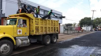 Arranca gobierno de Puebla pavimentación de Gran Avenida y camino Los Molinos con insumos de PEMEX