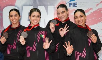 México suma bronce en esgrima por equipos y asegura plazas a Lima 2027